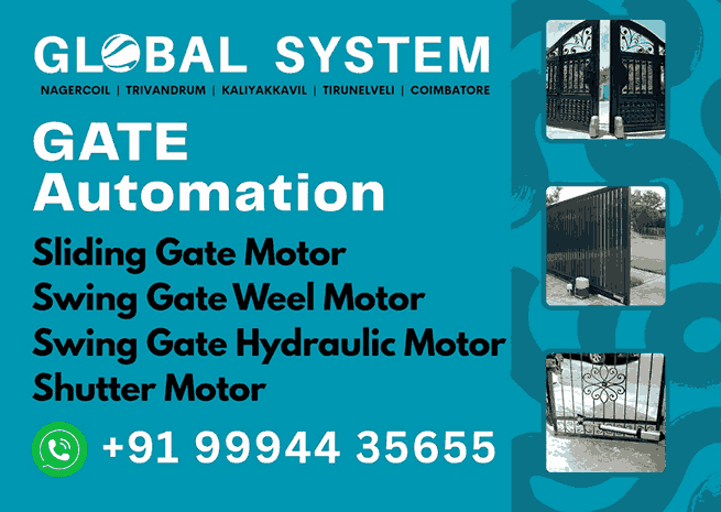 Global System Gate Automation system in Tirunelveli